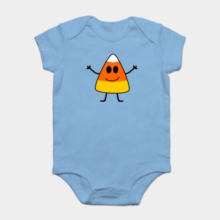 Cute Candy Corn Halloween Baby Bodysuit